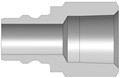 Dixon V2BF2-B-E 1/4" H-COUPLER, 1/4" BSPP, BRASS, U Body Material: BRASS Body Size: 1/4"